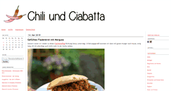 Desktop Screenshot of chili-und-ciabatta.de